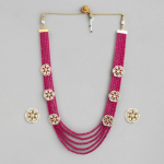 Gold-Plated Layered Kundan Jewellery Set